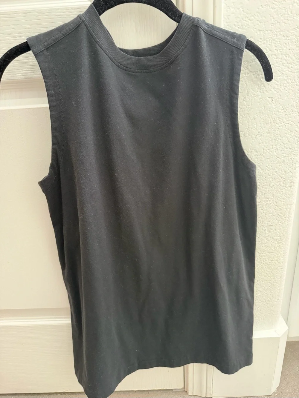 Lululemon Long Cotton Crew Tank